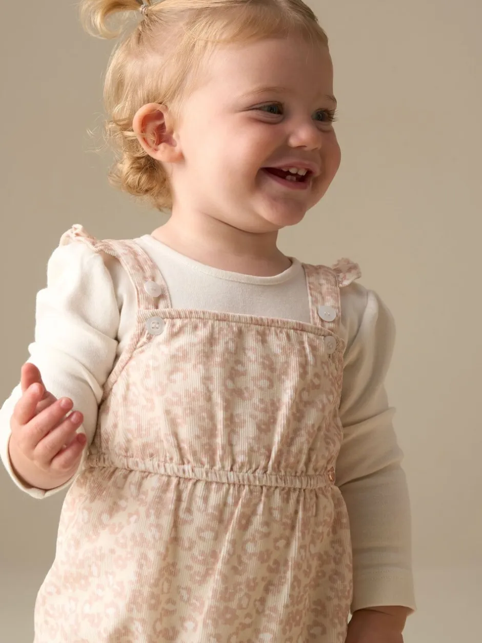 Jumpsuits En Playsuits|Angel & Rocket Nellie Animal Print Cord Dungaree & Bodysuit