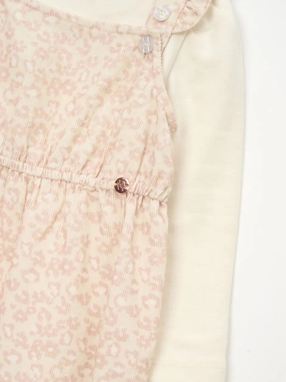 Jumpsuits En Playsuits|Angel & Rocket Nellie Animal Print Cord Dungaree & Bodysuit