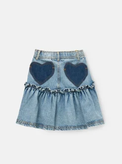Shorts En Rokken*Angel & Rocket Noemie Heart Pocket Denim Skirt