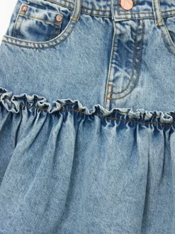 Shorts En Rokken*Angel & Rocket Noemie Heart Pocket Denim Skirt