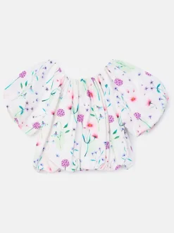 Overhemden En Blouses*Angel & Rocket Perla Puff Ball 100% katoenen blouse