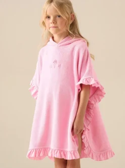 Badkleding*Angel & Rocket Shelley Embroidered Towelling Poncho