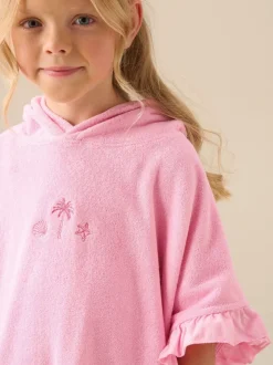 Badkleding*Angel & Rocket Shelley Embroidered Towelling Poncho
