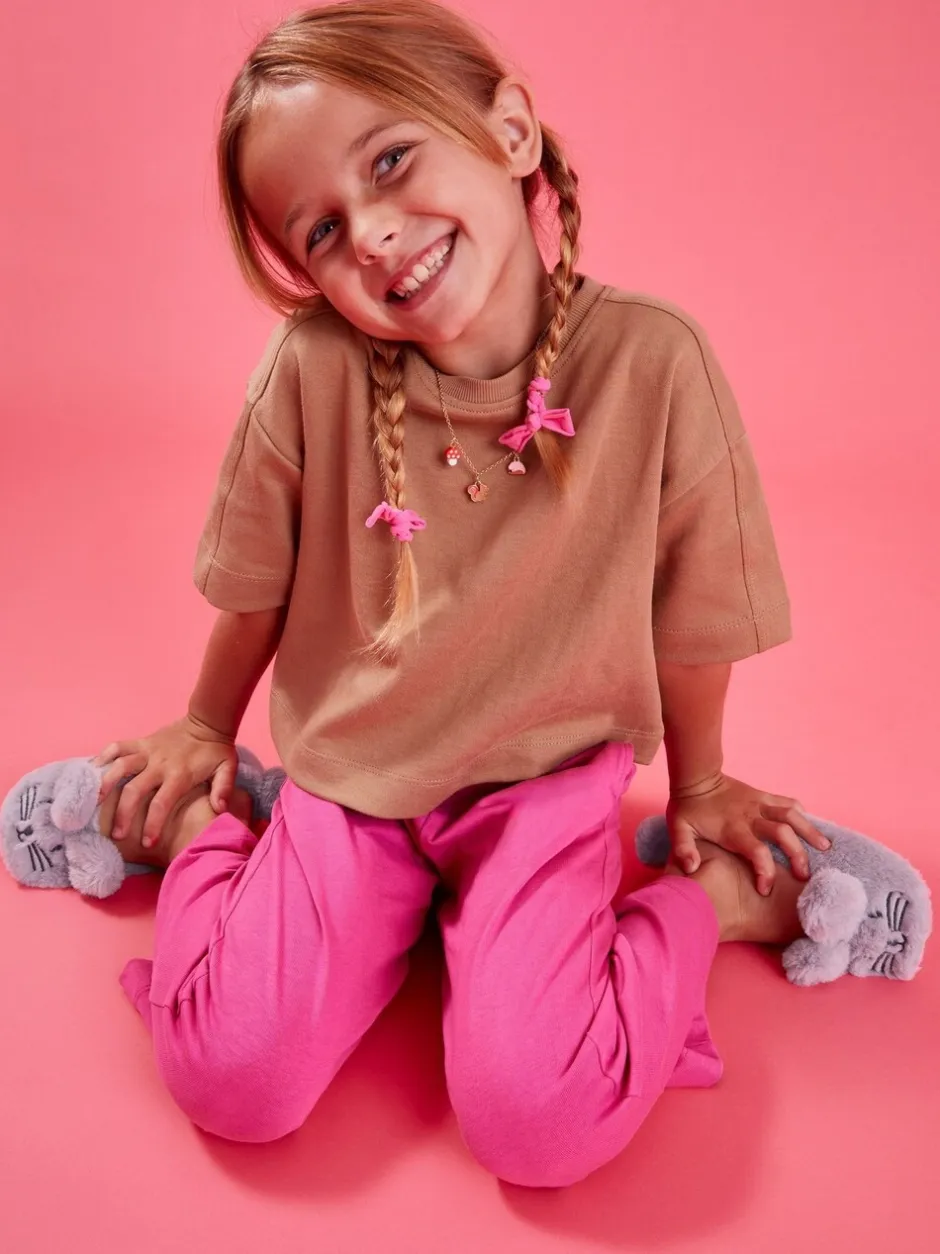 Babyschoenen*Angels By Accessorize ballerinapantoffels voor meisjes van imitatiebont met konijnenmodel