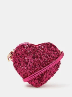 Tassen|Angels By Accessorize Girls Sequin Heart Bag