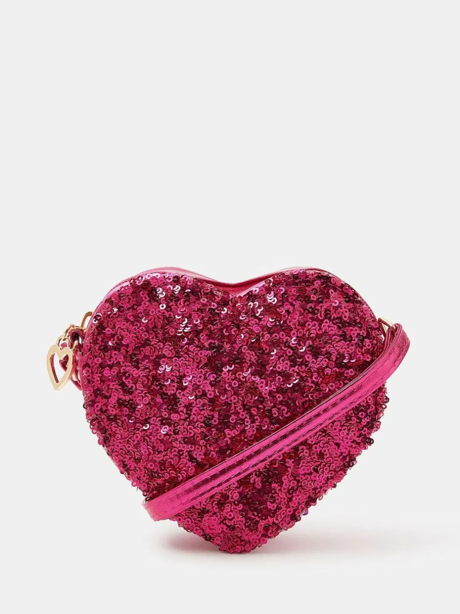 Tassen|Angels By Accessorize Girls Sequin Heart Bag
