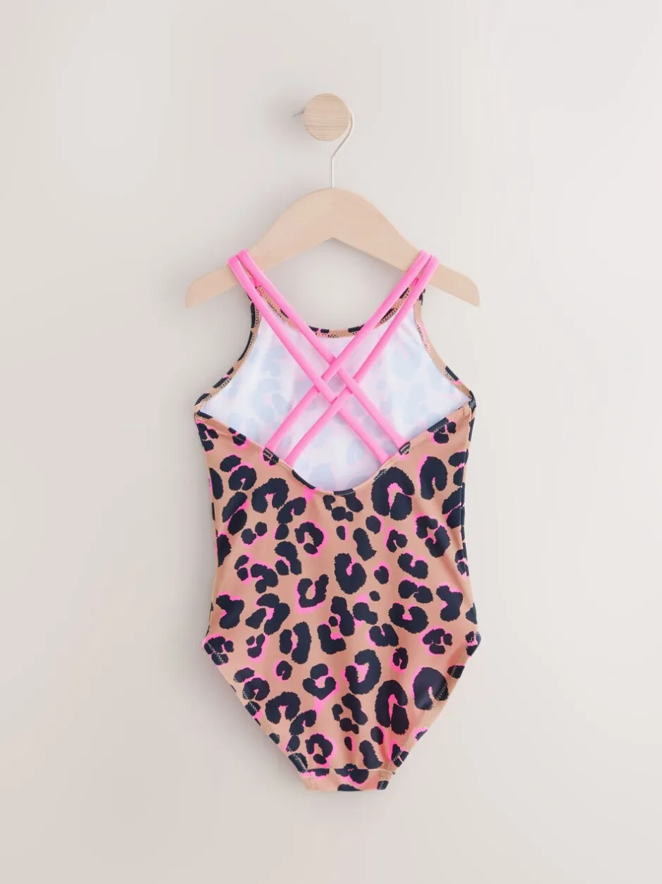 Badkleding|Badkleding|Next Animal - Badpak met dubbele bandjes (3-16jr)