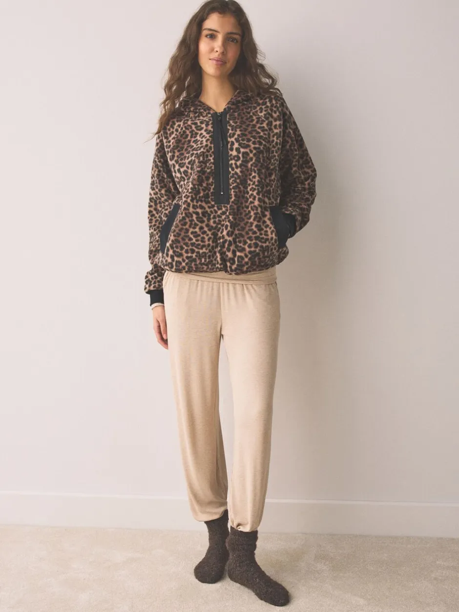 Hoody's En Sweatshirts|Next - Fleece met korte rits en borgvoering Animal