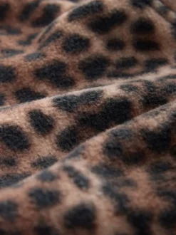 Hoody's En Sweatshirts|Next - Fleece met korte rits en borgvoering Animal