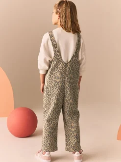 Tuinbroeken|Jumpsuits En Playsuits|Next - Ruimvallende bretelbroeken (3-16jaar) Animal