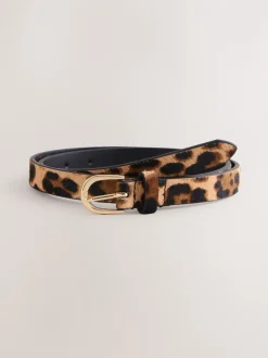 Ceintuurs|Next Animal - Smalle leren riem