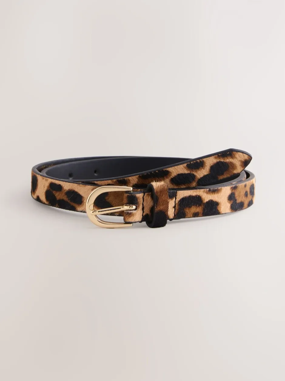 Ceintuurs|Next Animal - Smalle leren riem