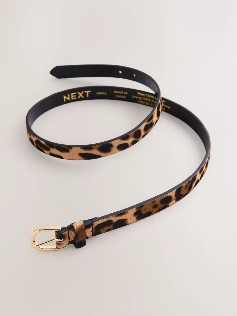 Ceintuurs|Next Animal - Smalle leren riem