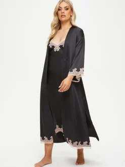 Badjassen*Ann Summers Sorella lange satijnen badjas