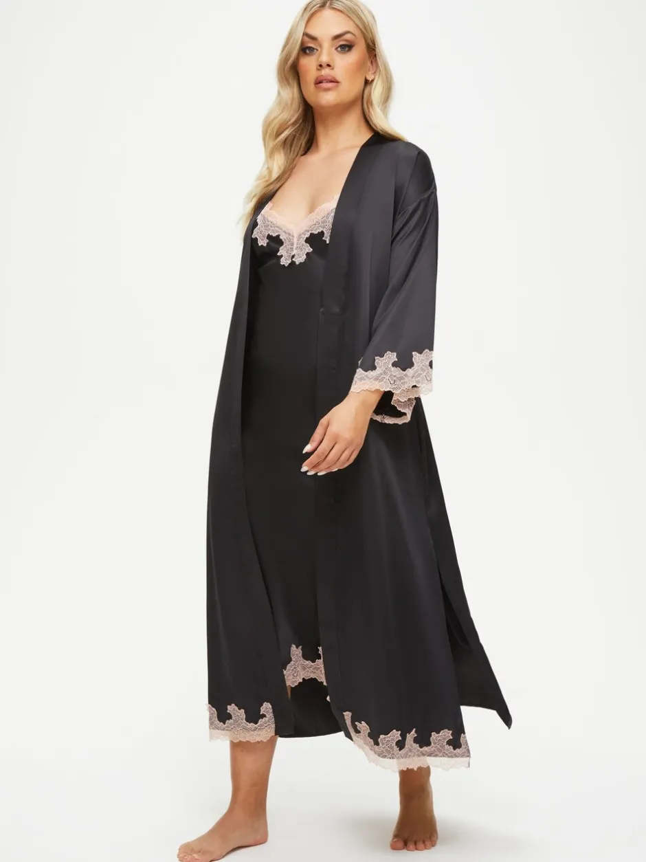 Badjassen*Ann Summers Sorella lange satijnen badjas