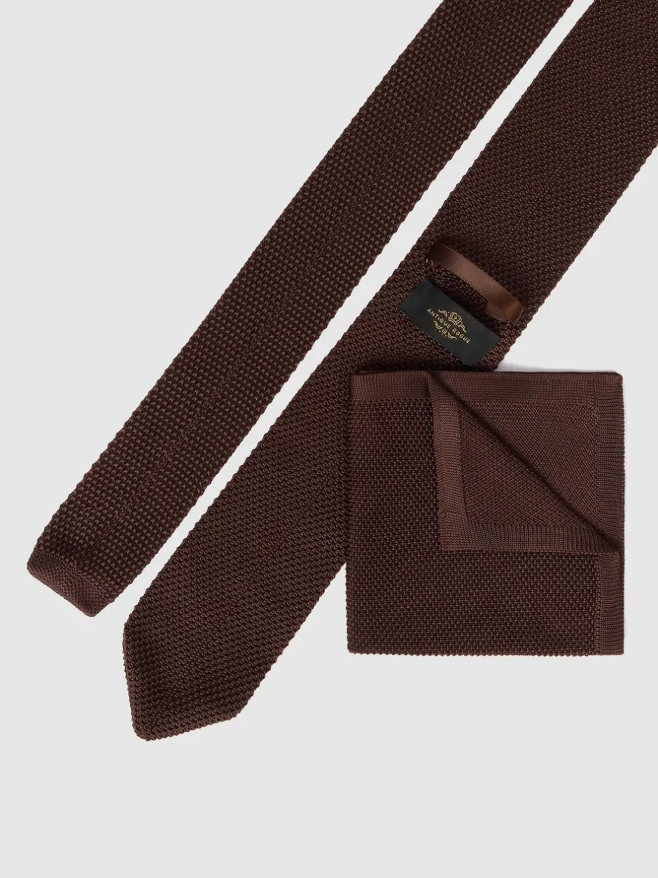 Stropdassen En Pochets|Antique Rogue Knitted Tie - 6,5 CM