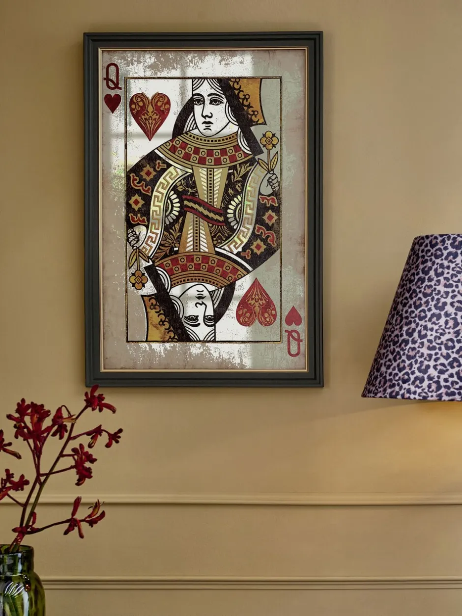 Canvassen En Kunst Voor Aan De Wand*Next Antiqued Cards Suit Mirror Wall Art