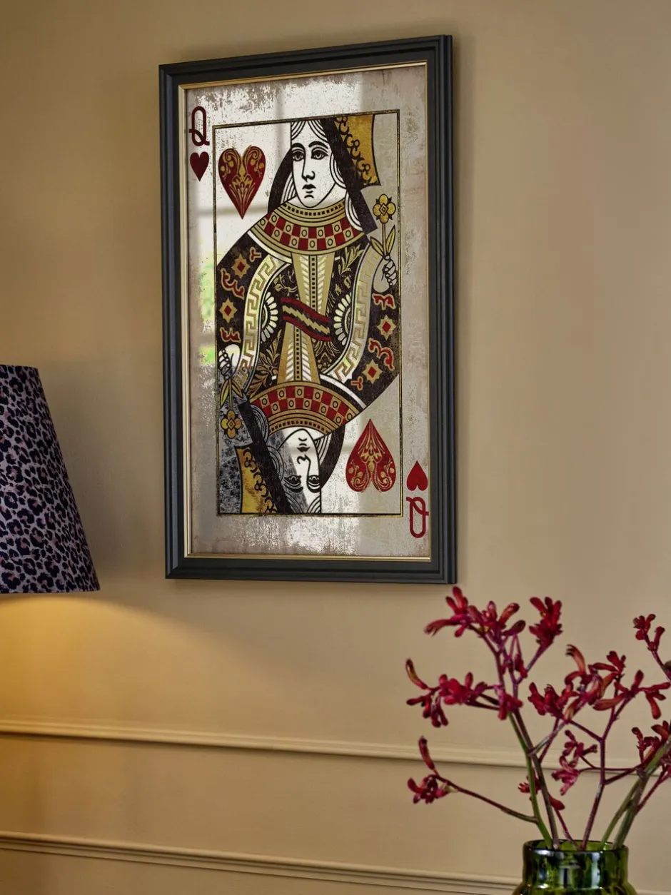 Canvassen En Kunst Voor Aan De Wand*Next Antiqued Cards Suit Mirror Wall Art