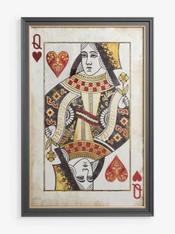 Canvassen En Kunst Voor Aan De Wand*Next Antiqued Cards Suit Mirror Wall Art