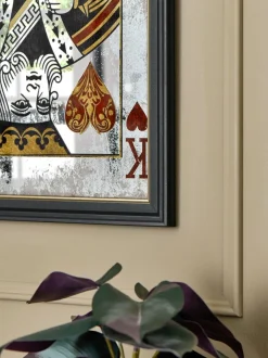 Canvassen En Kunst Voor Aan De Wand|Next Antiqued Cards Suit Mirror Wall Art