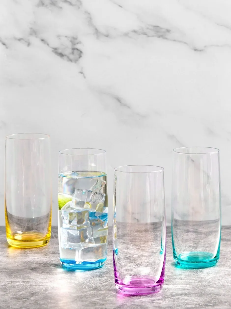 Glas*Anton Studio Designs - Set van 4 Gala Hiball hoog drinkglazen