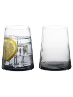 Glas*Anton Studio Designs set van 2 Empire DOF Smoke