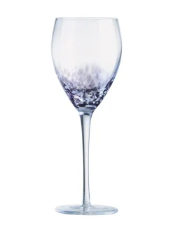 Glas*Anton Studio Designs set van 4 gespikkelde wijnglazen