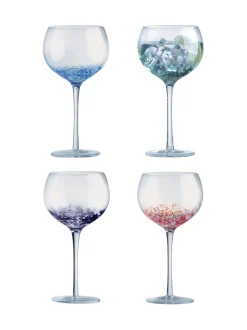 Glas*Anton Studio Designs Set van 4 Speckle Gin Glazen