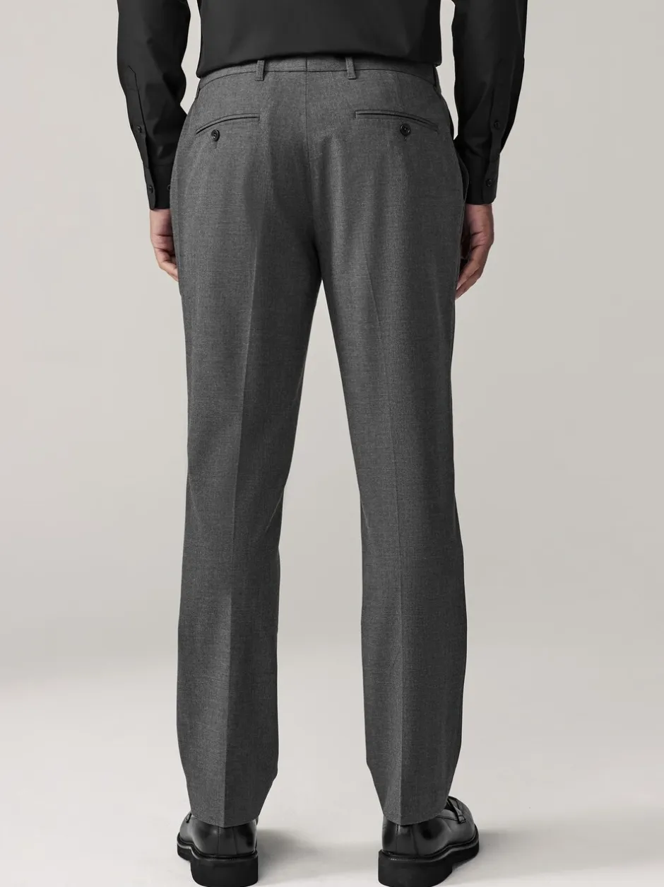 Formele Broek|Broeken En Chino's*Next - Aansluitend - Elasticated Waist Motionflex Stretch Smart Trousers Antraciet