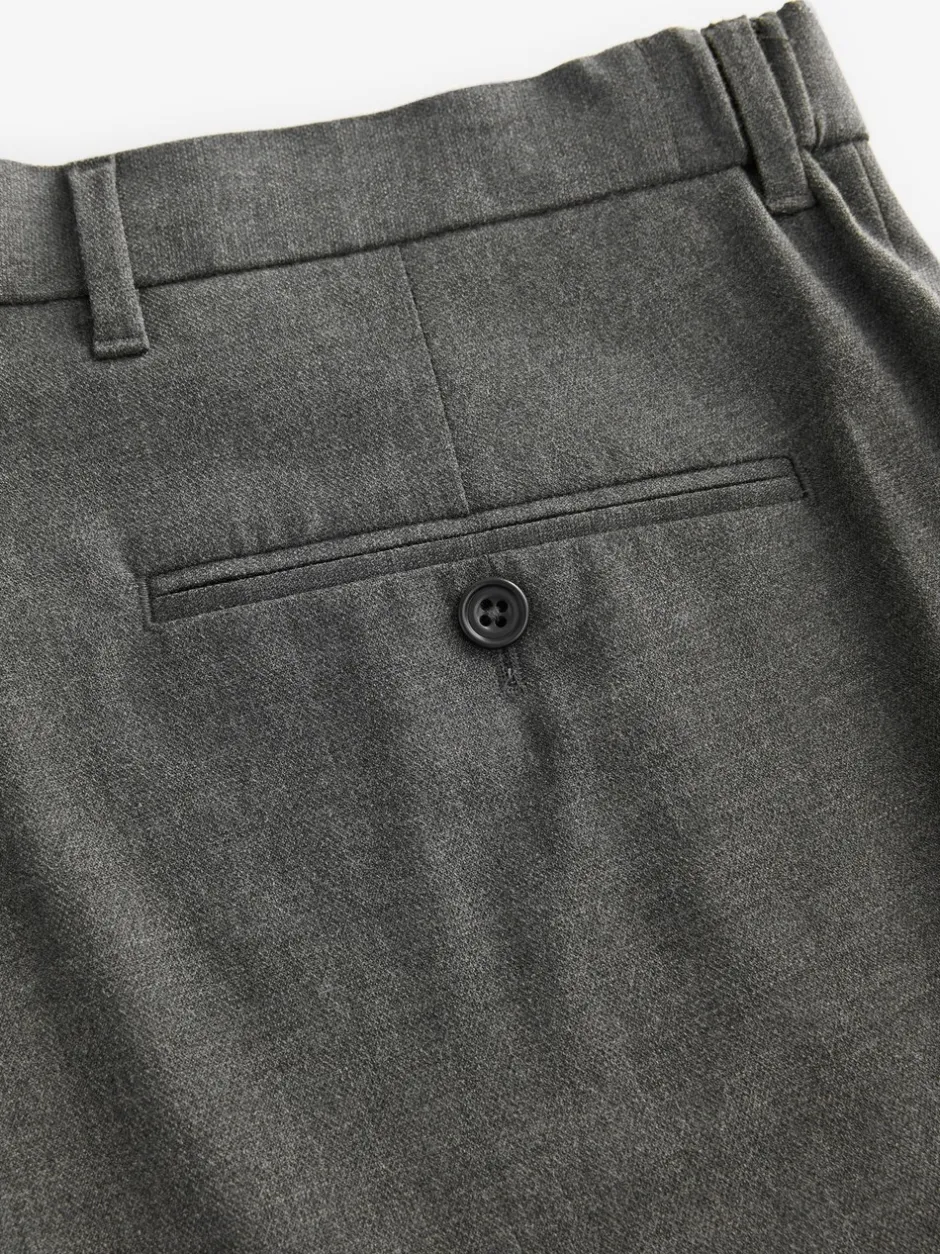 Formele Broek|Broeken En Chino's*Next - Aansluitend - Elasticated Waist Motionflex Stretch Smart Trousers Antraciet