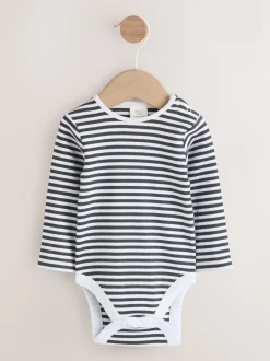 Sets En Combisets|Rompertjes En Tuinbroeken|Next - Babyset van denim bretelbroeken en bodysuit (0 mnd - 2 jr) Antraciet