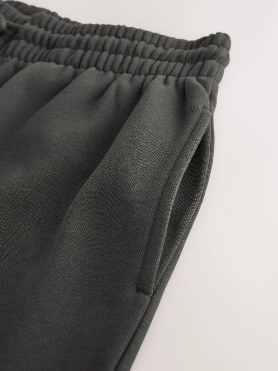 Joggingbroeken|Loungewear|Next - Brushback Heavyweight Open Joggers Antraciet