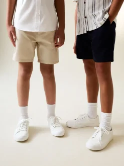 Shorts*Next Antraciet - Chinoshort (3-16 jr)