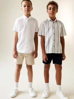 Shorts*Next Antraciet - Chinoshort (3-16 jr)
