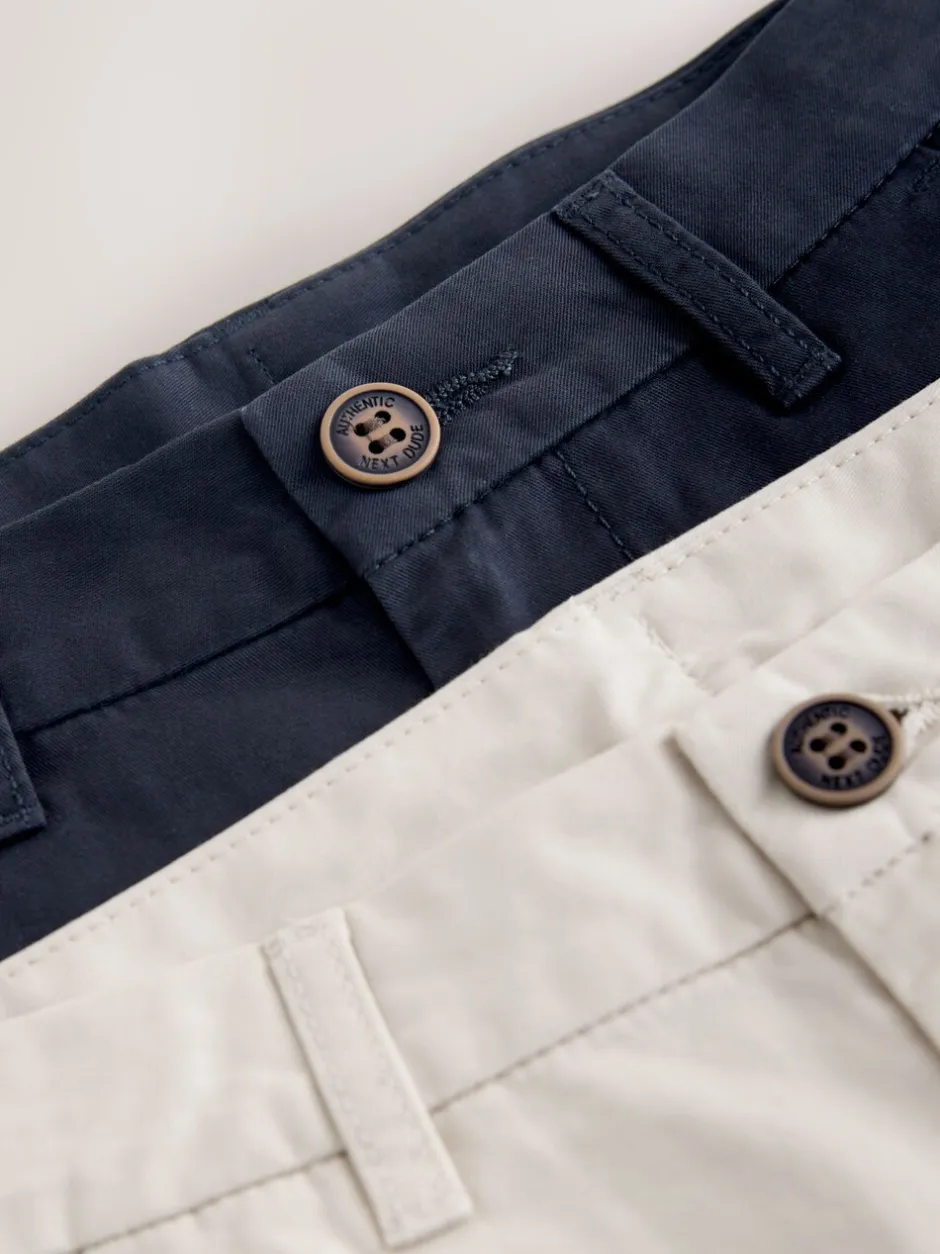 Shorts*Next Antraciet - Chinoshort (3-16 jr)