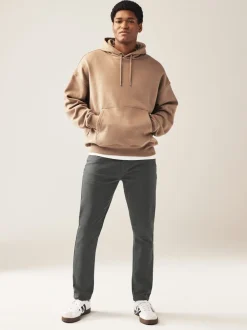 Jeans*Next Antraciet - Enkele - Slim fit klassieke stretchy jeans