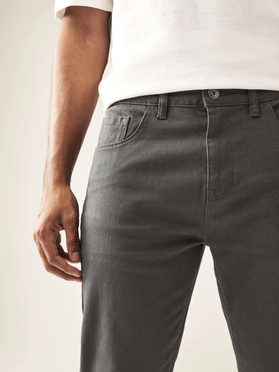 Jeans*Next Antraciet - Enkele - Slim fit klassieke stretchy jeans