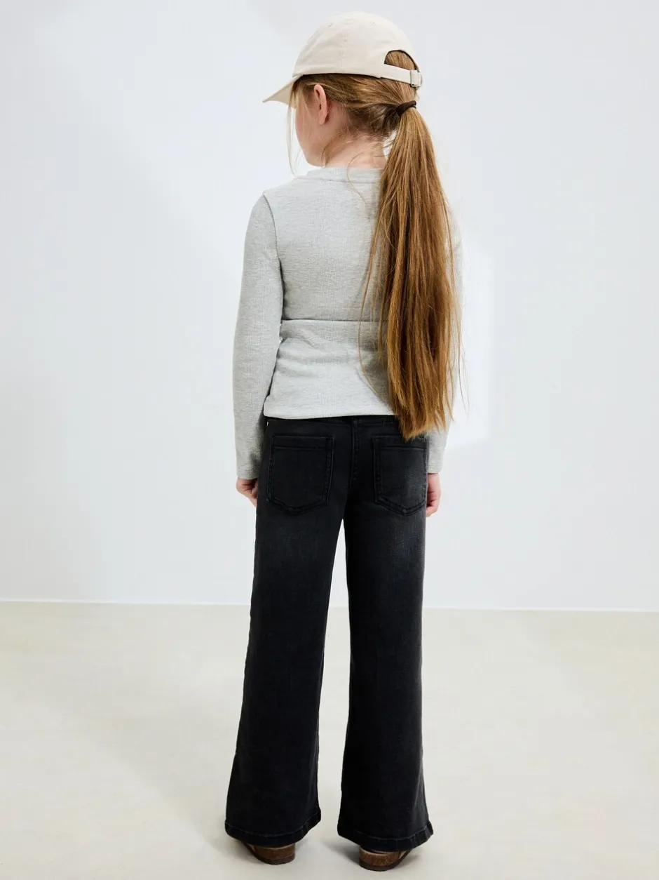 Jeans|Next - Flare jeans (3-16 jr) Antraciet