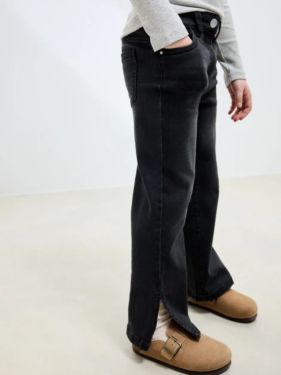 Jeans|Next - Flare jeans (3-16 jr) Antraciet