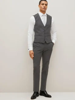 Vesten|Next - Gilet met regular fit Antraciet