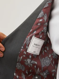 Vesten|Next - Gilet met regular fit Antraciet