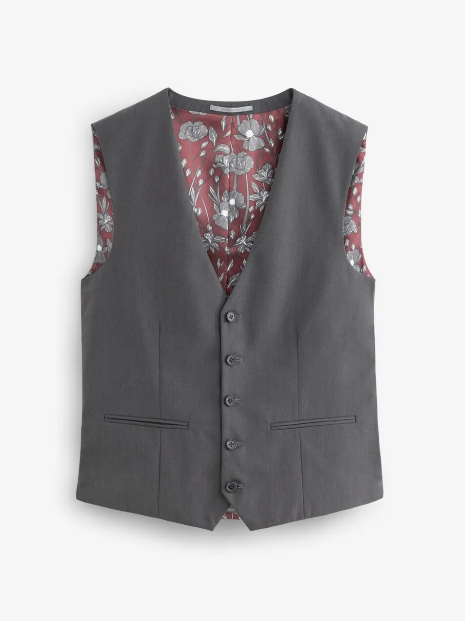 Vesten|Next - Gilet met regular fit Antraciet
