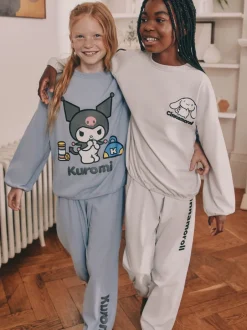 Nachtkleding En Pyjama's|Pyjama's|Next Antraciet - Hello Kitty and Friends Jogger Pyjamas 2 Pack (3-16yrs)