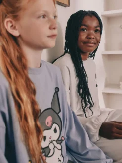 Nachtkleding En Pyjama's|Pyjama's|Next Antraciet - Hello Kitty and Friends Jogger Pyjamas 2 Pack (3-16yrs)