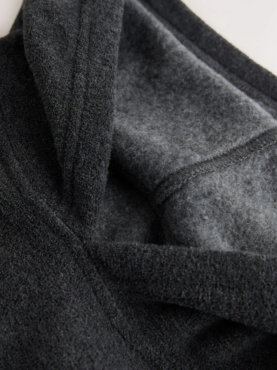 Pyjama's|Loungewear|Next Antraciet - Hooded Towelling Pyjamas Set