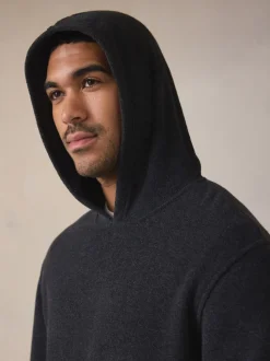 Pyjama's|Loungewear|Next Antraciet - Hooded Towelling Pyjamas Set