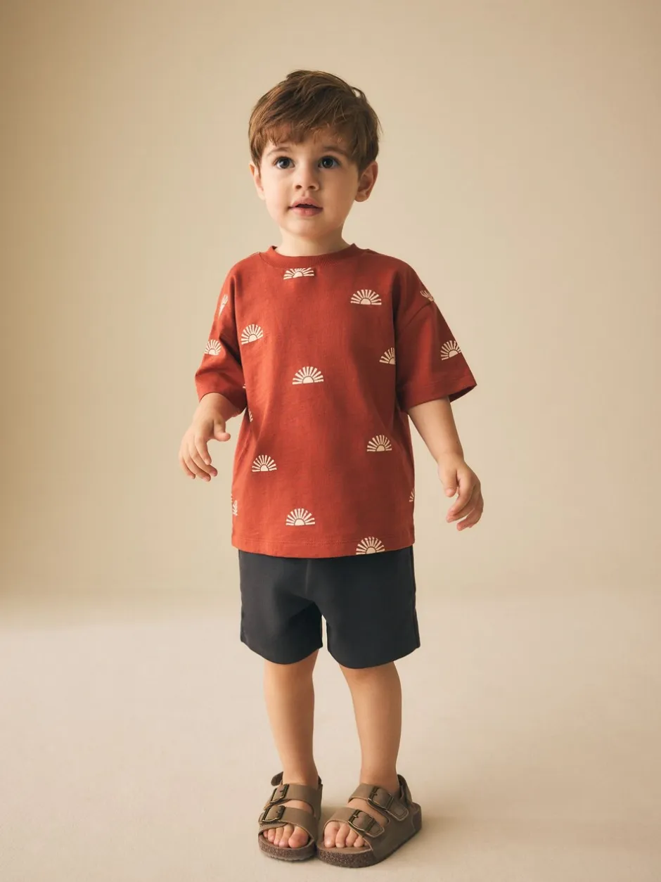 Shorts*Next Antraciet - Jersey short (3 mnd-7 jr)