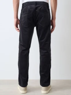 Broeken En Chino's*Next - Motionflex Corduroy Stretch Trousers Antraciet
