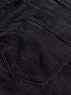 Broeken En Chino's*Next - Motionflex Corduroy Stretch Trousers Antraciet