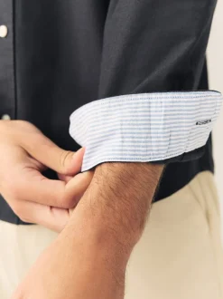 Formele Overhemden|Shirts|Next Antraciet - Normale Pasvorm - Oxford-hemd met lange mouwen
